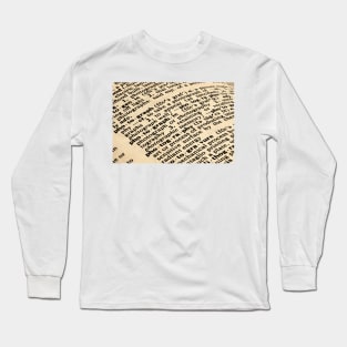 The Isolation Macro Series - Vintage Definitions Long Sleeve T-Shirt